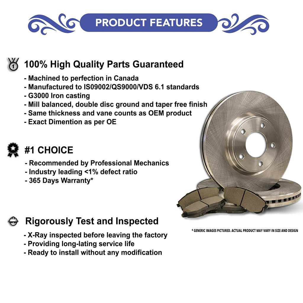 OEM Replacement Brake Rotors OEM Brake Pads And Rotors